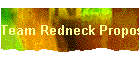 Team Redneck Proposed Jerseys